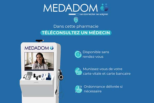 Teleconsultation Medadom à Jarnac